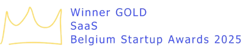 Gold Winner - SaaS - Belgium Startup Awards